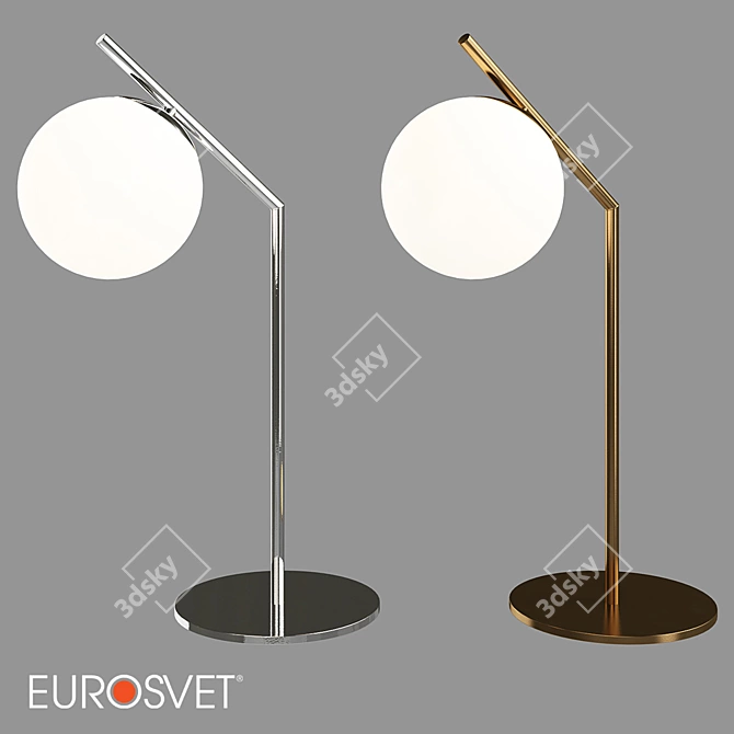 Frost Glass Table Lamp: Eurosvet 01082/1 3D model image 1