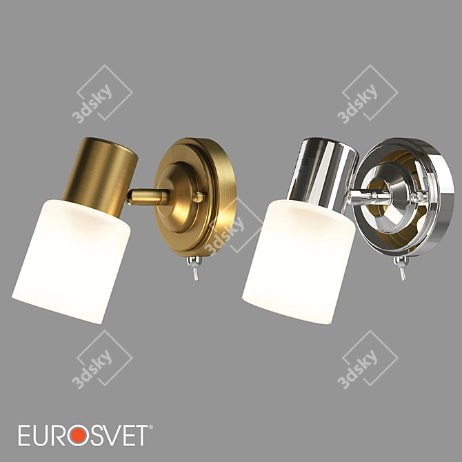 Elegant Corso Wall Lamp Eurosvet 3D model image 1