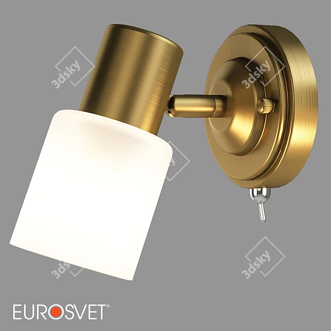 Elegant Corso Wall Lamp Eurosvet 3D model image 3