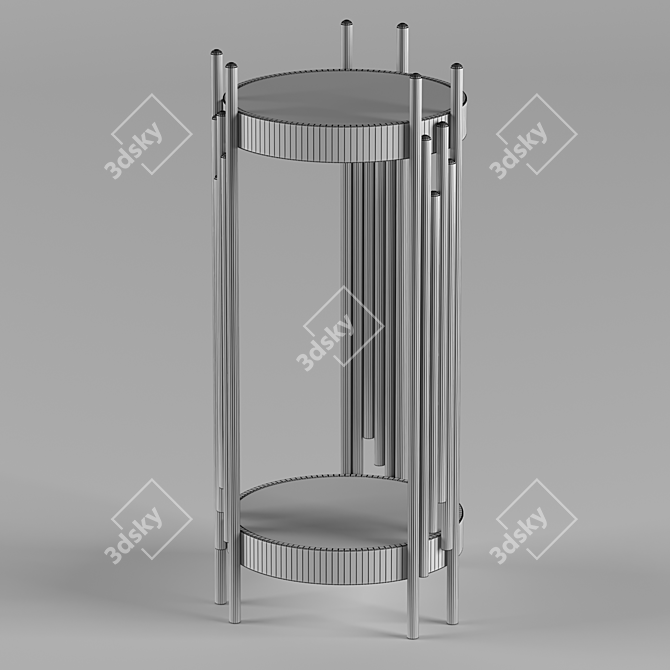 Elegant Vase Table Set - Designer Furniture 3D model image 4