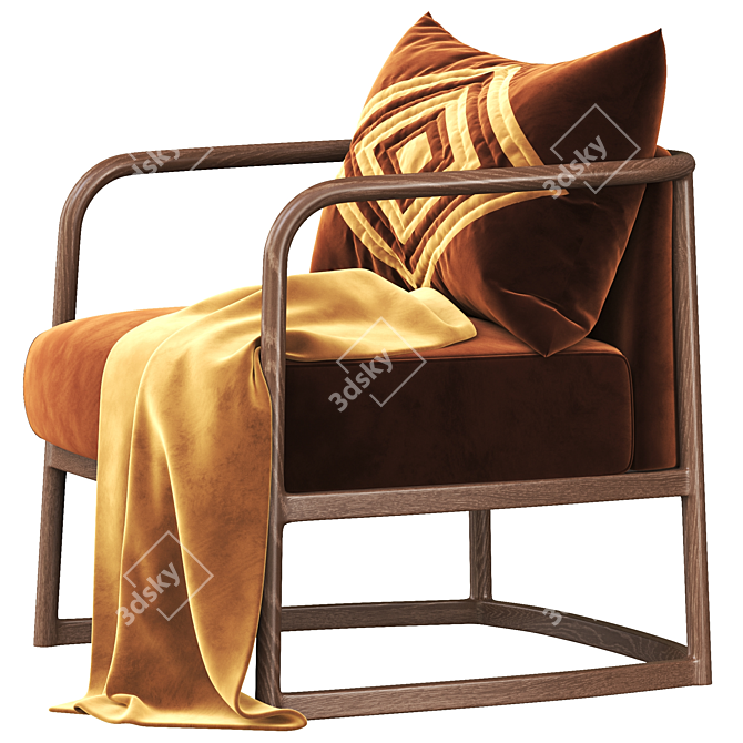 Griggs Modern Chair: Sleek Design & Ultimate Comfort 3D model image 3