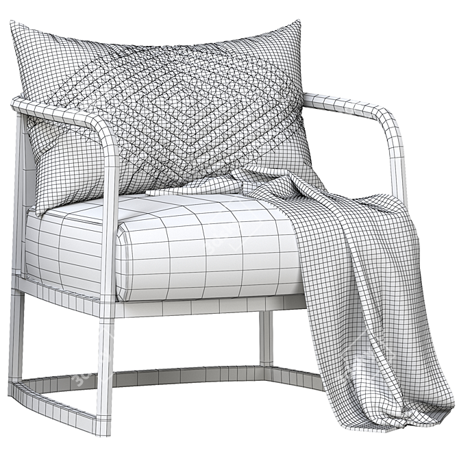 Griggs Modern Chair: Sleek Design & Ultimate Comfort 3D model image 5