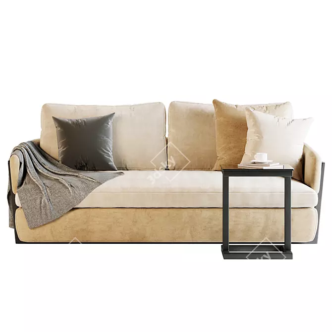 Porada Arena - Luxurious Italian Leather Sofas 3D model image 2