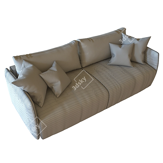 Salla Sofa Bed: Stylish and Space-Saving Design 3D model image 5