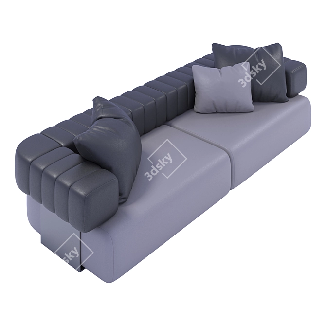 FENDI_CASA_TRUMAN_Sofa: Elegant Luxury in Every Detail 3D model image 2