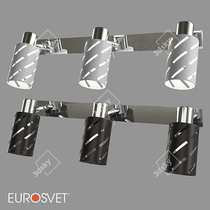 Title: Eurosvet Fente Wall Lamp 3D model image 1