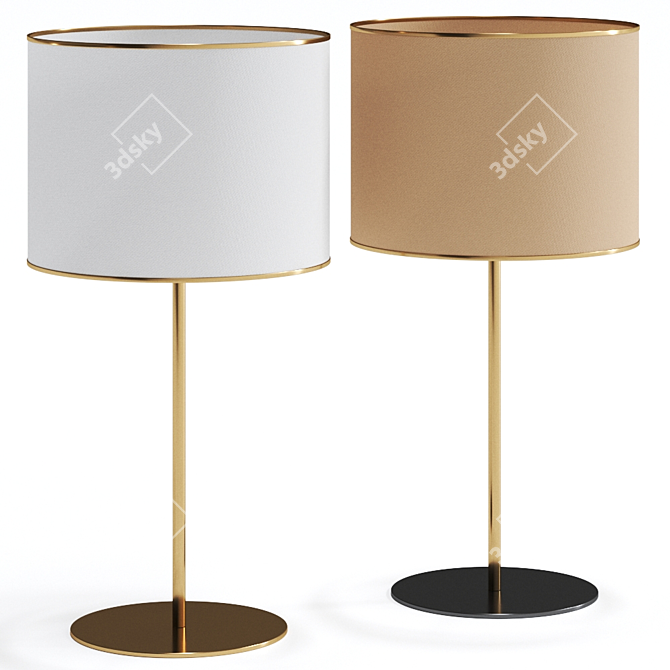 ELLIN Table Lamp: Stylish Lighting Solution 3D model image 2