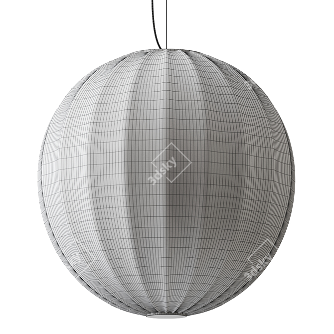 Radiant Glow Pendant Light 3D model image 3