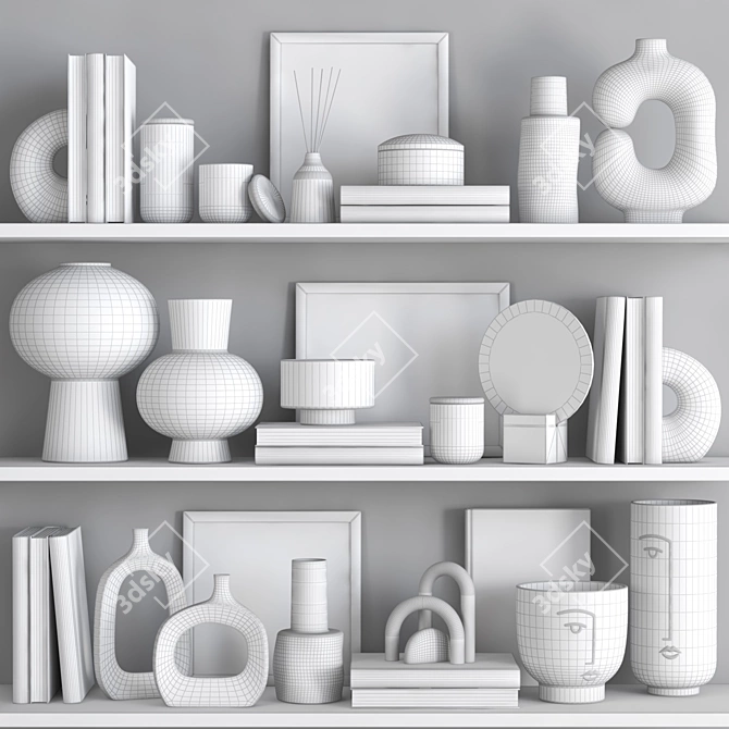 H&M Decorative Set - Stylish Home Décor 3D model image 5