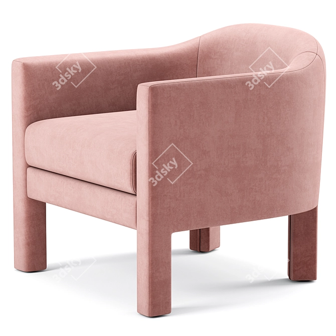 Elegant Isabella Chair - Timeless Sophistication 3D model image 2