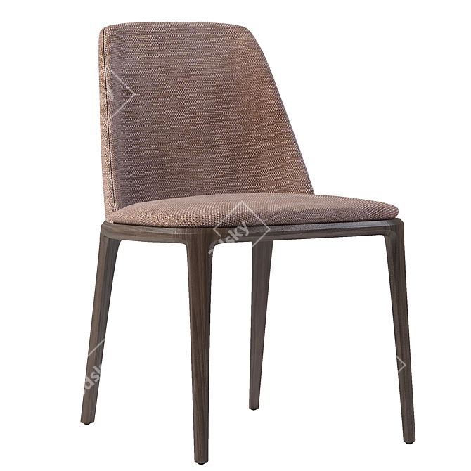 Elegant Poliform Grace Chair 3D model image 1