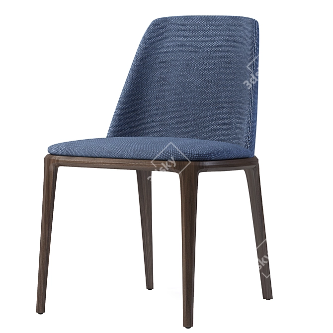 Elegant Poliform Grace Chair 3D model image 3