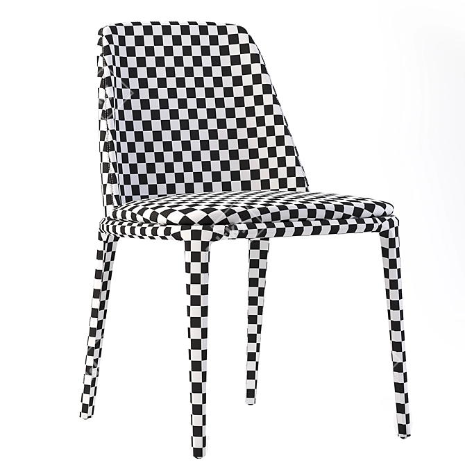 Elegant Poliform Grace Chair 3D model image 4