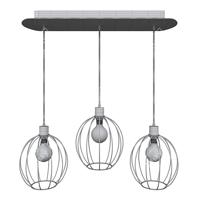 Modern Salamanca Pendant Light 3D model image 4