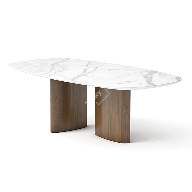 Apriori ST 240x120 Table - Group Set 3D model image 3