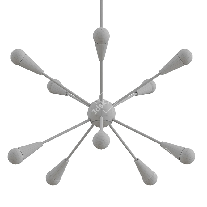 Jax Chandelier: 3Ds Max 2015, OBJ Export, Corona Render 3D model image 2