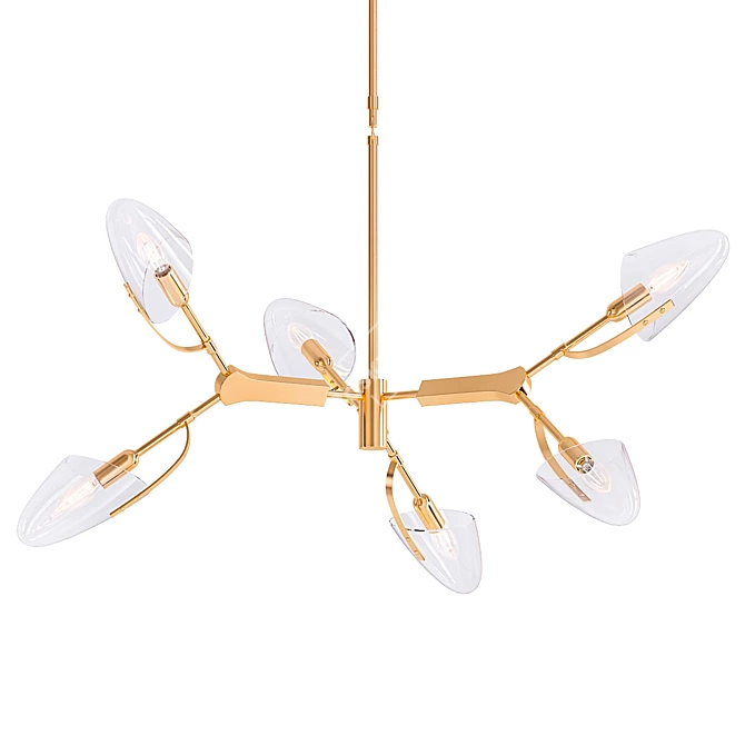 Elegant Kinesis Chandelier - Timeless Design 3D model image 1