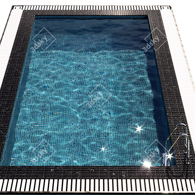 Crystal Clear Water: POOL NO13 3D model image 2