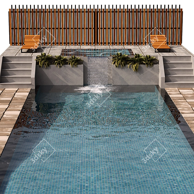 Crystal Clear Pool: No15 3D model image 3