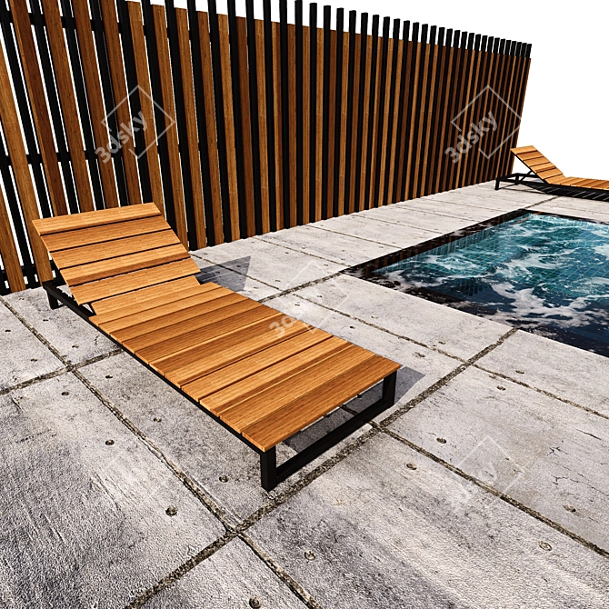 Crystal Clear Pool: No15 3D model image 5