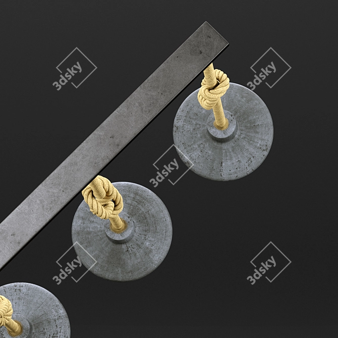 Furnwise Industrial Concrete Pendant 3D model image 4