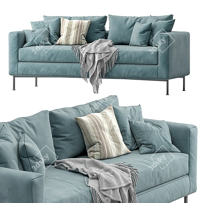 Modern Livingdivani Sofa Box: Stylish and Versatile 3D model image 1