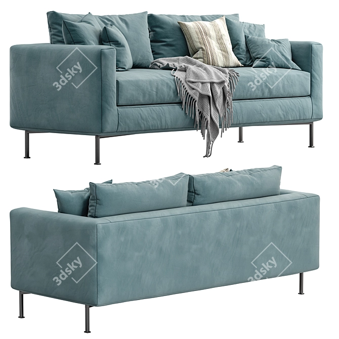 Modern Livingdivani Sofa Box: Stylish and Versatile 3D model image 5