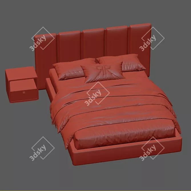 Teenager's Club Bed by Rugiano 3D model image 7