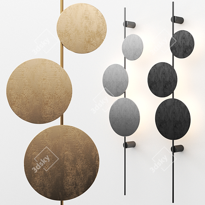 Ambiente K Wall Lamp - Modern Lighting Solution 3D model image 1