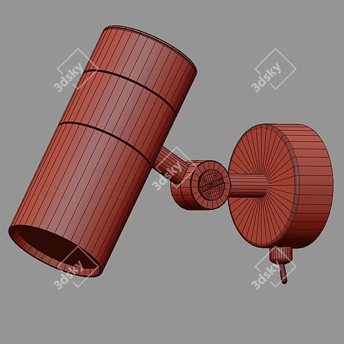 OM Wall Lamp Eurosvet: Stylish Industrial Loft Design 3D model image 5