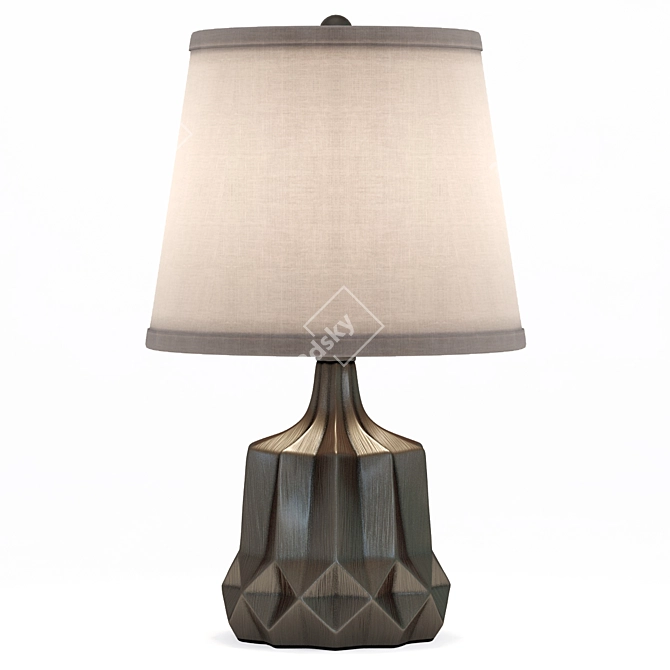 Elegant Felice Accent Lamp 3D model image 1