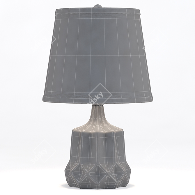 Elegant Felice Accent Lamp 3D model image 2