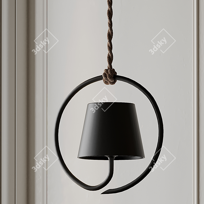 POLDINA Pendant: Sleek and Wireless 3D model image 5