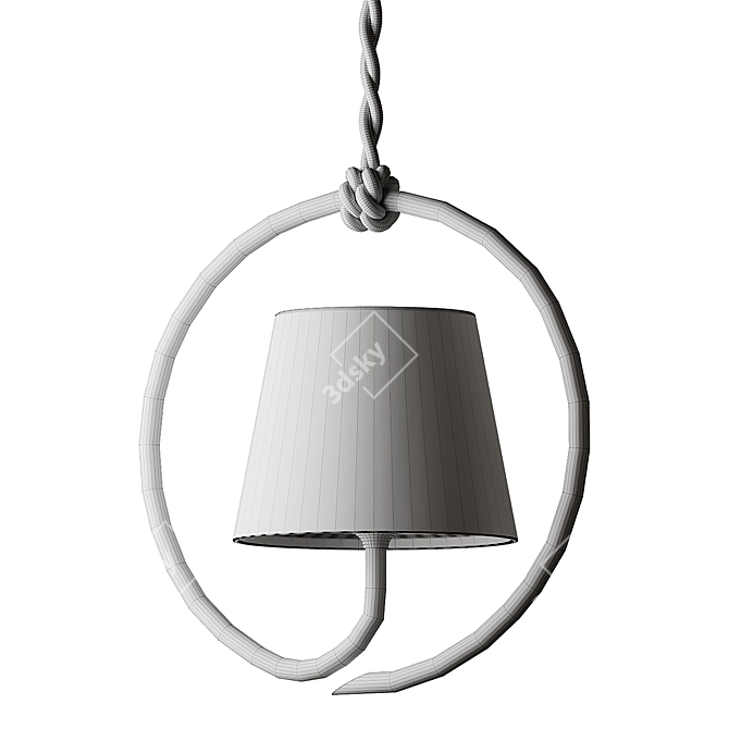 POLDINA Pendant: Sleek and Wireless 3D model image 7