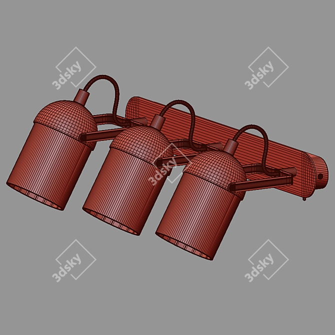 OM Swivel Wall Lamp Eurosvet Mars 3D model image 2