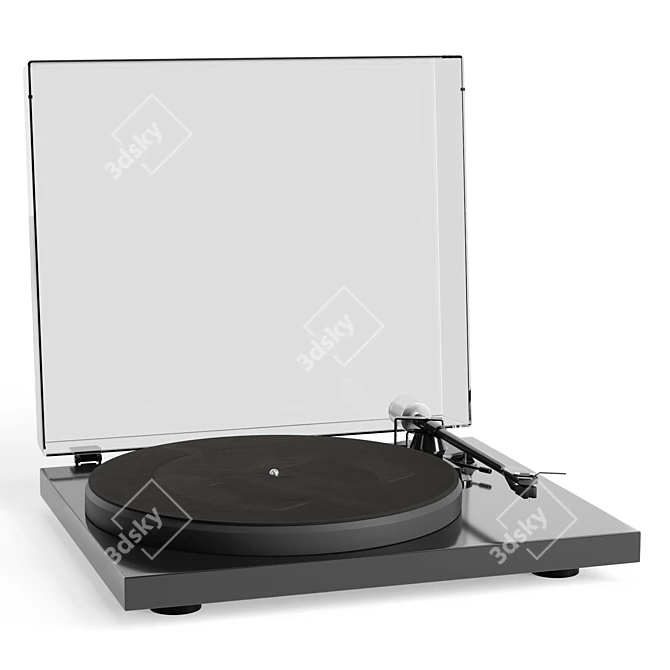 C6 Record Player: Sleek Design, Analog Sound 3D model image 3