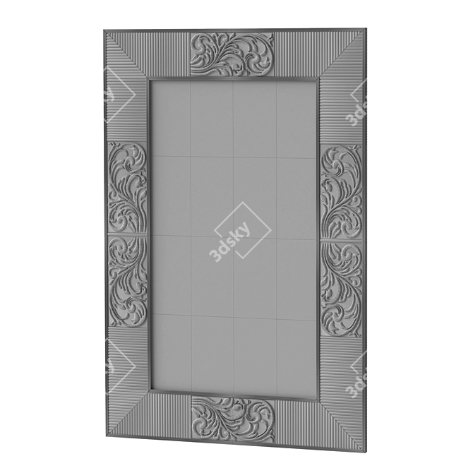 Sarantino STL Mirror - 610 x 19 x 883mm 3D model image 4