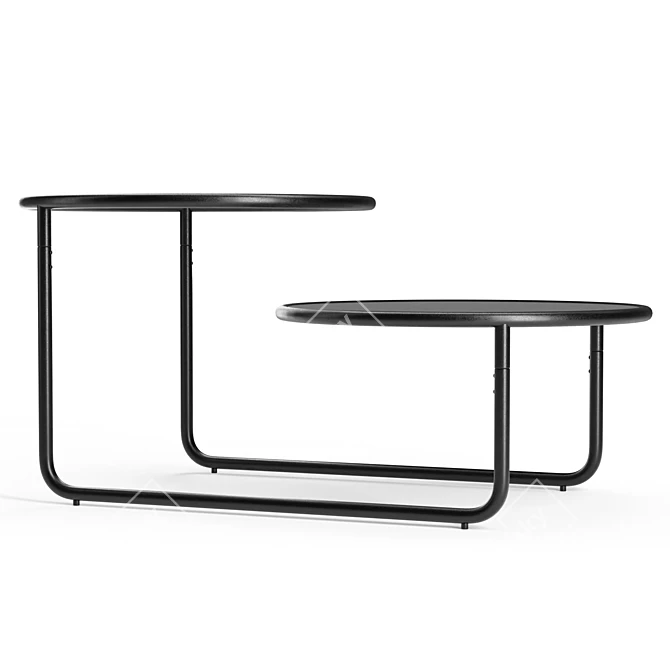 Modernist Stepped Coffee Table 3D model image 3