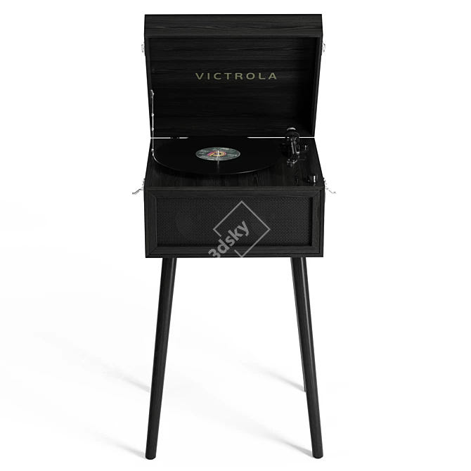 Victrola VTA-75 Bluetooth Retro Record Player 3D model image 2