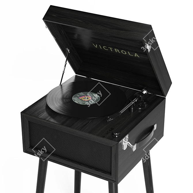 Victrola VTA-75 Bluetooth Retro Record Player 3D model image 3