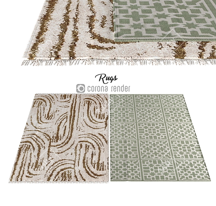 Soft Cozy Carpets: Perfect for Any Room 3D model image 1