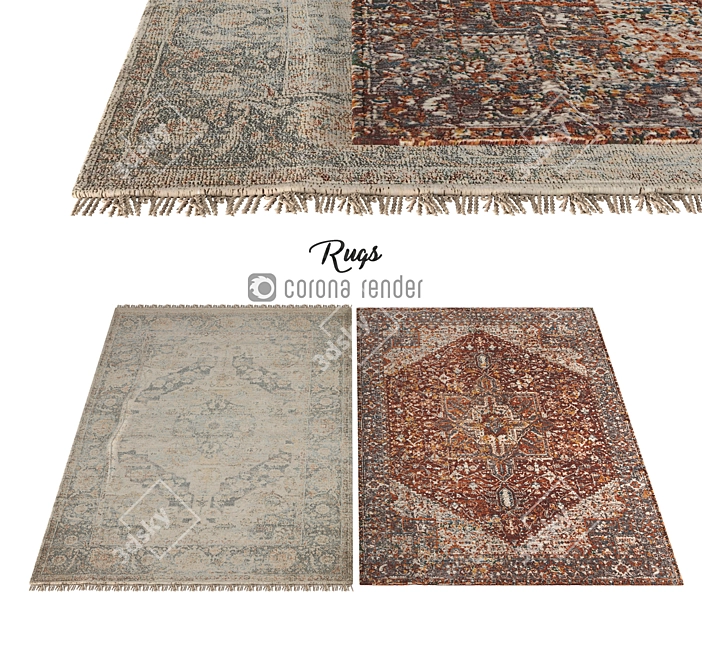 Luxury Carpets - Beautiful and Durable 3D model image 1