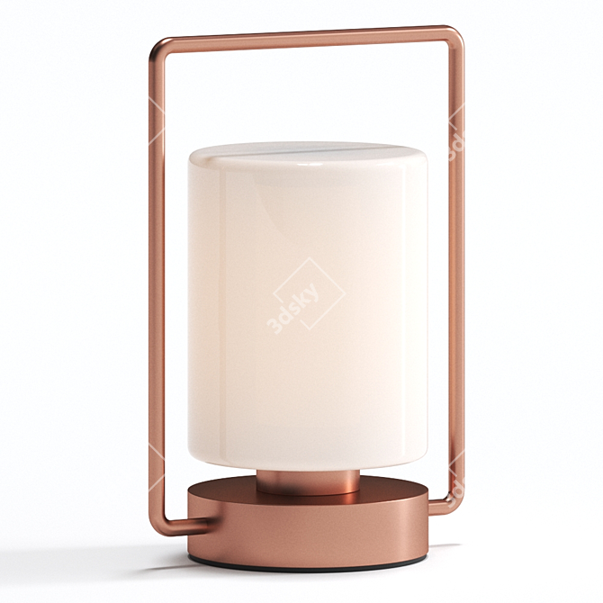 Elegant QUINQUE Table Lamp 3D model image 1