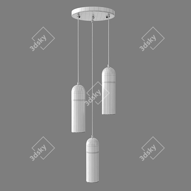 Amber Airon Pendant Lamp - Eurosvet 3D model image 2