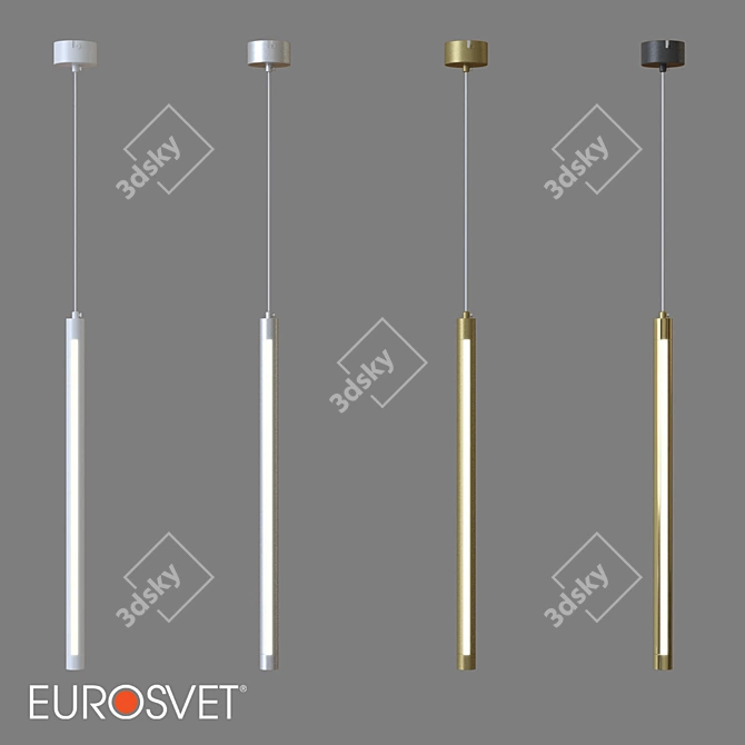 Eurosvet Strong LED Pendant Luminaire 3D model image 1