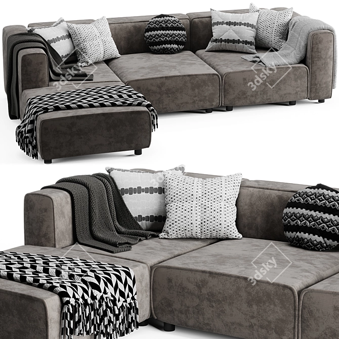 Modern Boconcept Sofa: 2015 Edition 3D model image 1