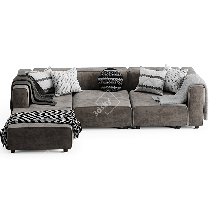 Modern Boconcept Sofa: 2015 Edition 3D model image 4