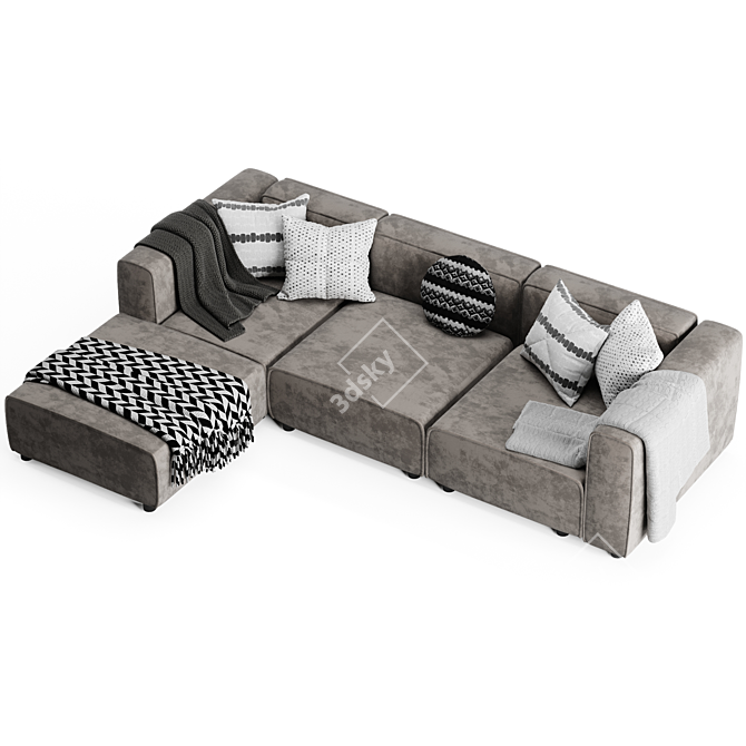 Modern Boconcept Sofa: 2015 Edition 3D model image 5