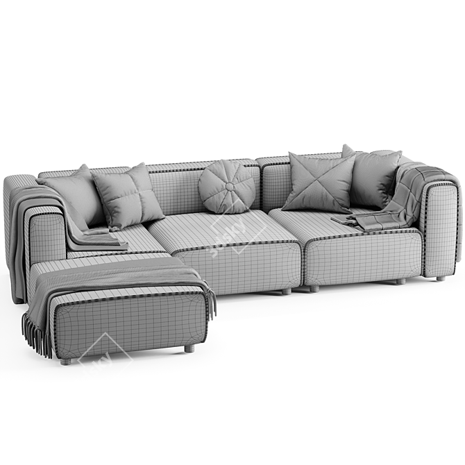 Modern Boconcept Sofa: 2015 Edition 3D model image 6