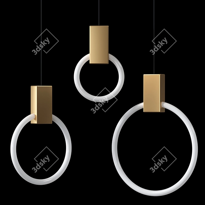 Sophisticated Pendant Light for Modern Décor 3D model image 1